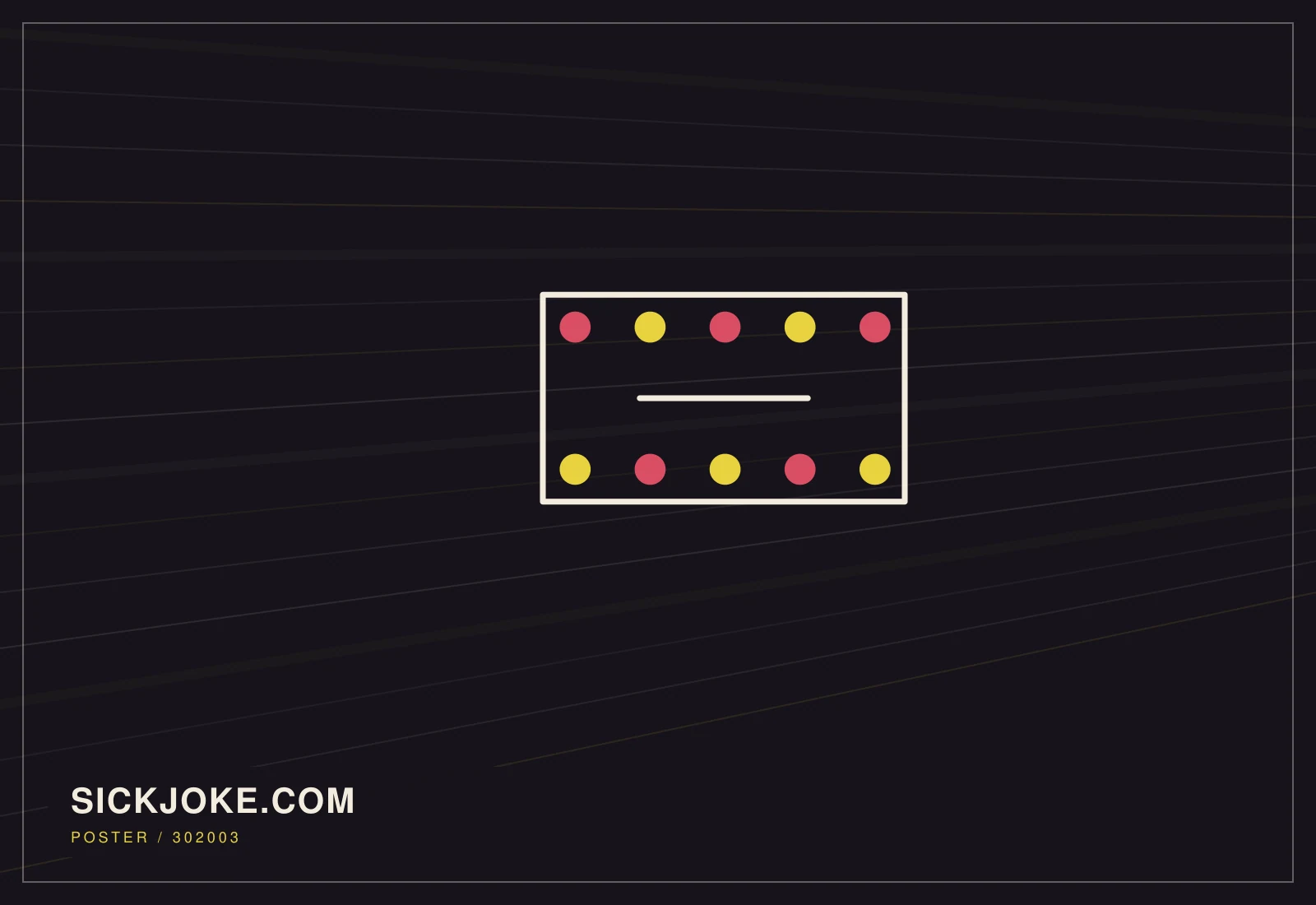 Abstract editorial artwork created for sickjoke.com